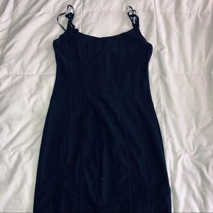Mini black dress
